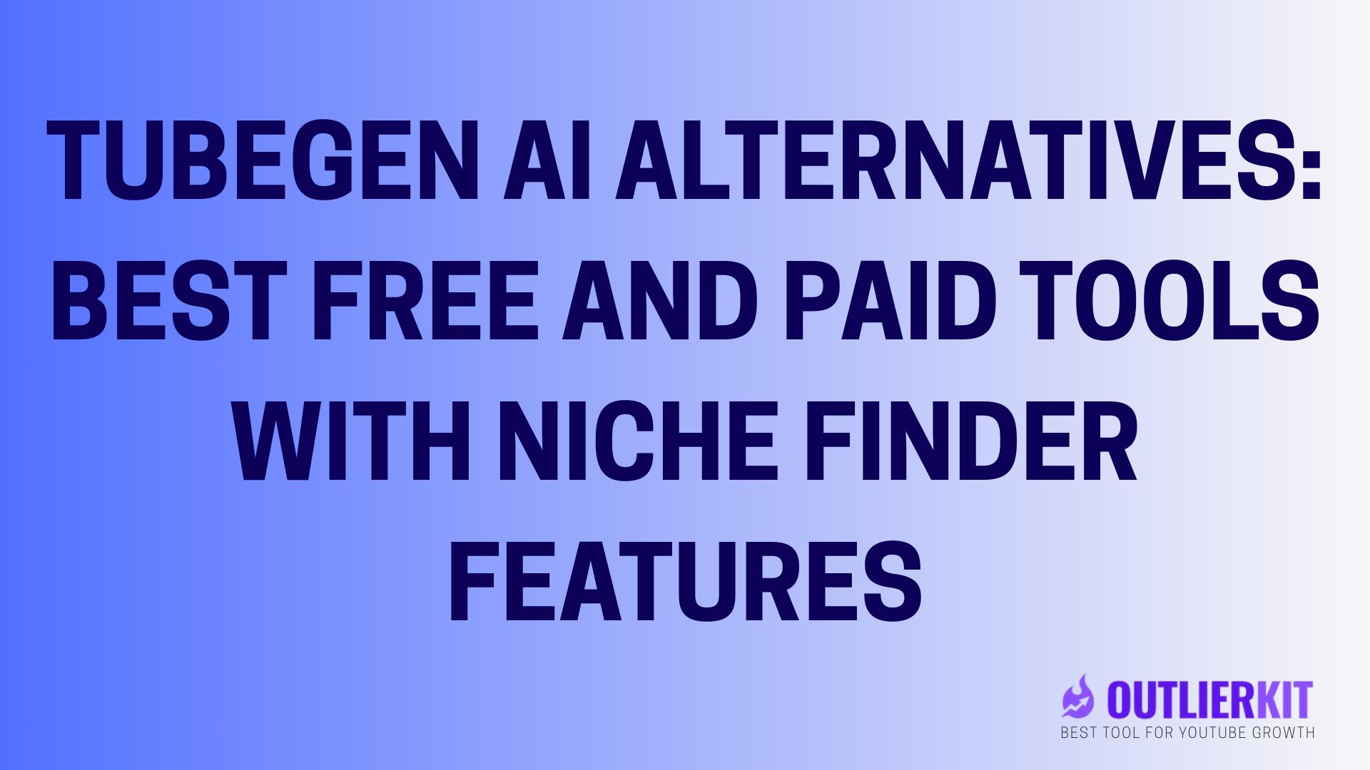 Best YouTube Niche Finder Tools 2026: The Complete Comparison (Free & Paid)